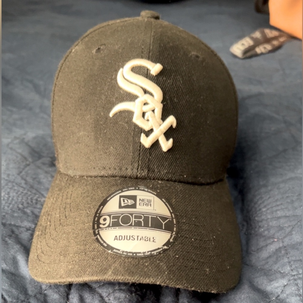 Black New era 9forty White Sox Cap